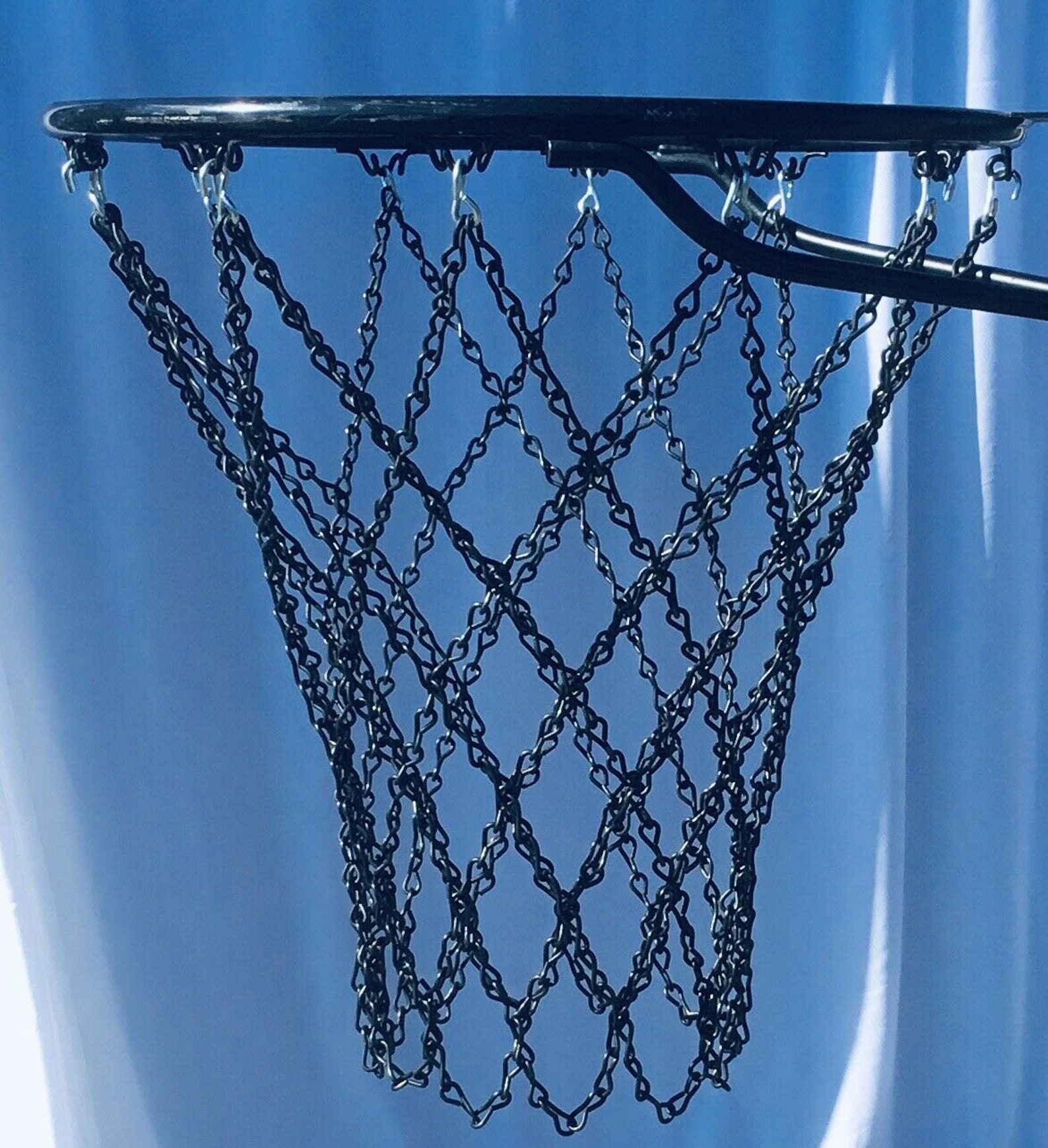 Basketball Chain Net Diamond Pattern All Black Standard Size Etsy