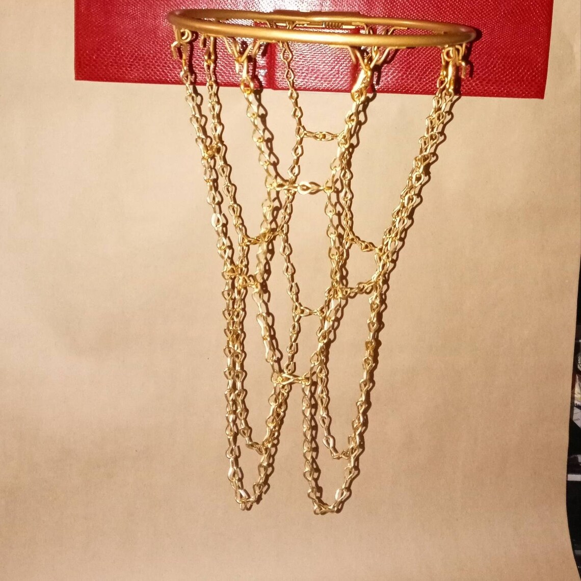 Basketball chain net. 8 loops Gold. Fits 710 mini Etsy