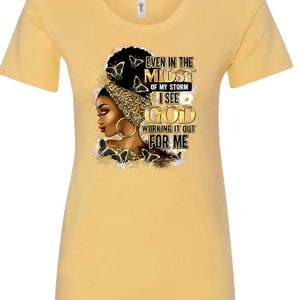 God with me in midst of the storm T-Shirt