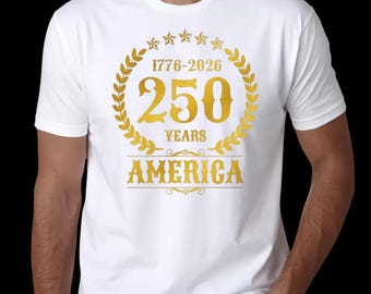 Camiseta del 250.º aniversario de Estados Unidos: Celebración del Bicentenario Patriótico (1776-2026)