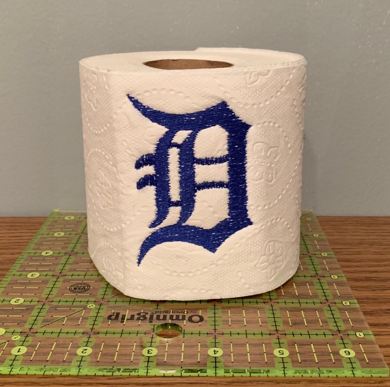 Detroit Tigers Embroidered Toilet Paper