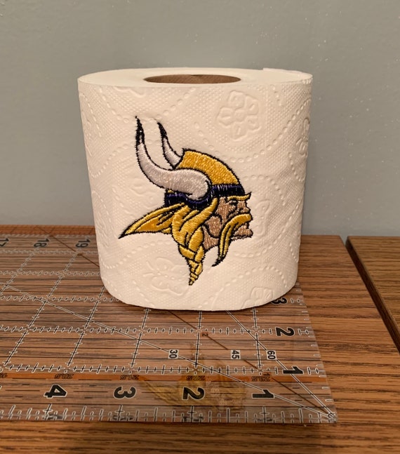 Minnesota Vikings embroidered toilet paper gag gift
