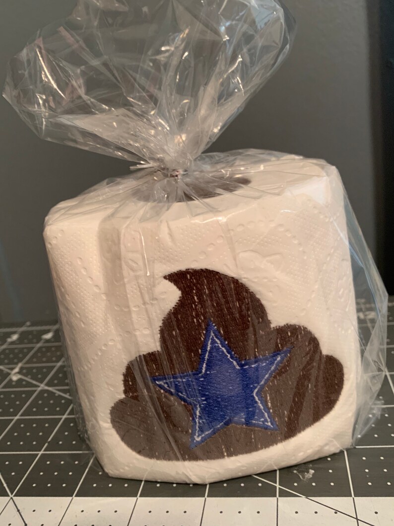 Crappy Dallas Cowboys Embroidered Toilet Paper Etsy