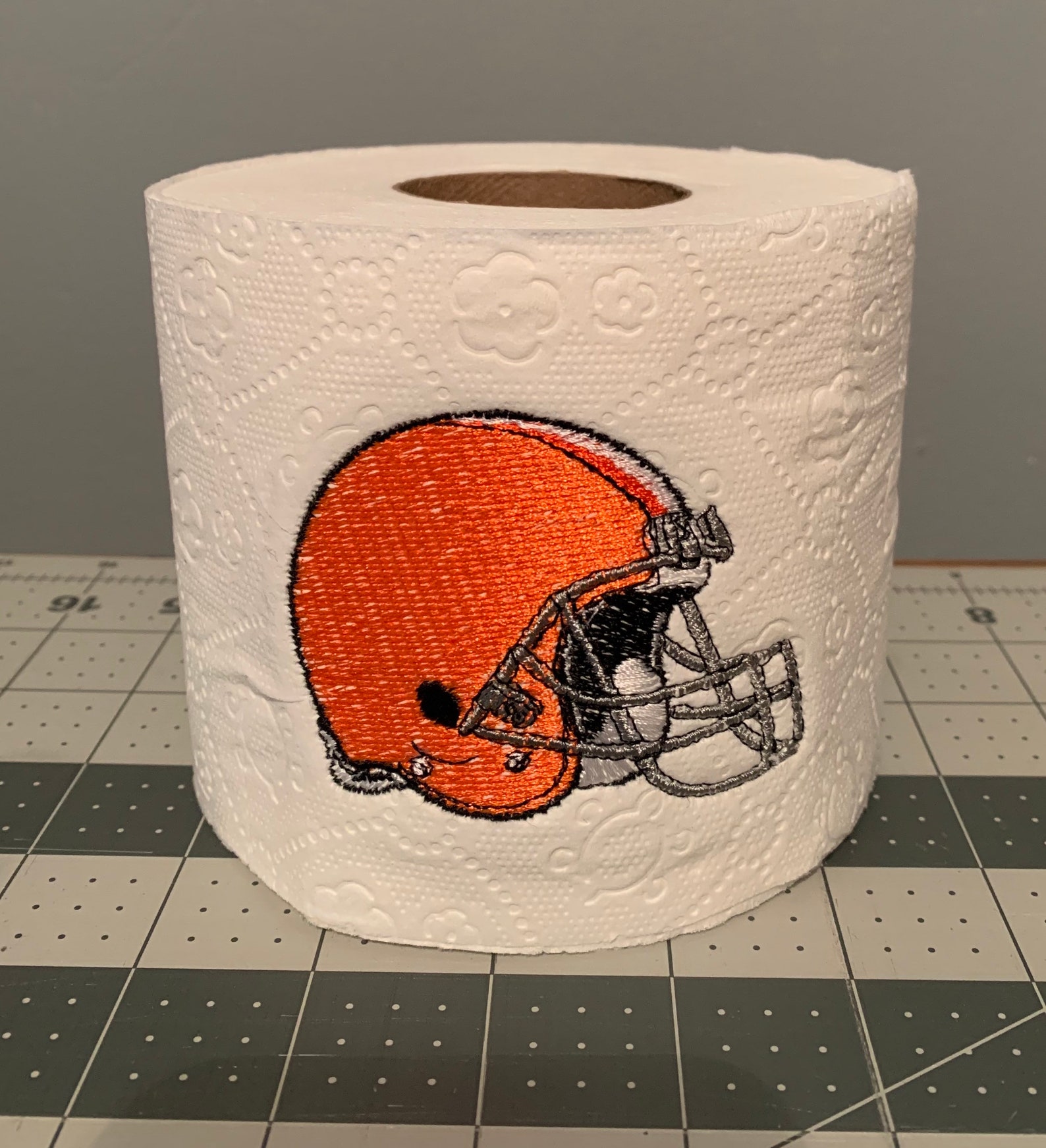 Cleveland Browns Embroidered Toilet Paper Etsy