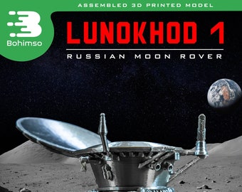 Vintage Russian Badge Pin Lunohod-1,Soviet Space Program,Moon Rover USSR 
