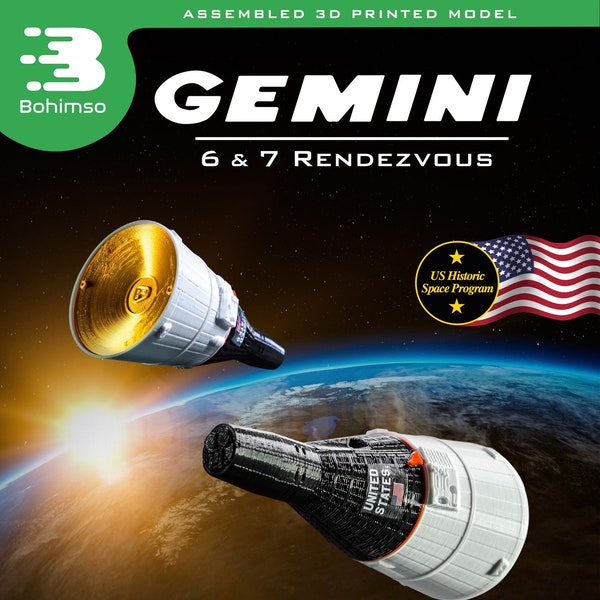 Gemini Spacecraft Model Etsy