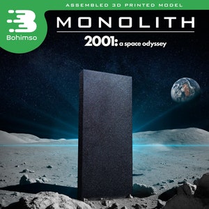 MONOLITH 2001 a space odyssey Plastic diorama Monolith 3D Print image 1