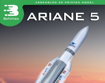 ARIANE 5 ESA Heavy Lift Space Rocket | Plastic Model | ESA | Spacecraft | 3D Print