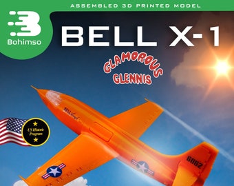 Bell X1 Glamorous Glennis | USAF | Rocket aircraft | X-planes | Chuck Yeager | High speed and altitude aircraft | Plastic Display Model