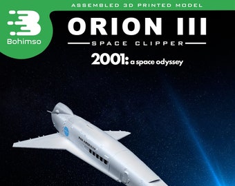 ORION III  | 2001 a space odyssey | Space Clipper | Space Shuttle | Plastic model | Spaceship | Spacecraft | 3D Print