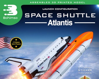 SPACE SHUTTLE ATLANTIS | Plastic model  | Rocket | Spacecraft | 3D Print