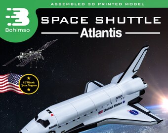 SPACE SHUTTLE ATLANTIS | Plastic model  | Rocket | Spacecraft | 3D Print