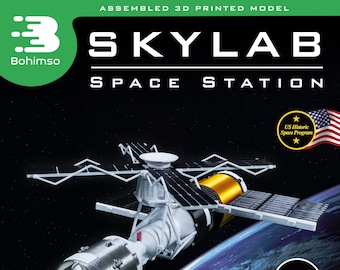 SKYLAB STATION | The First American Space Station | Saturn Rocket | Plastic model  | Rocket | Spacecraft | 3D Print
