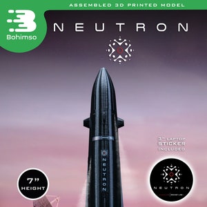 NEUTRON Rocket | Plastic Model | Space Rocket | Rocket Lab | 3D Print