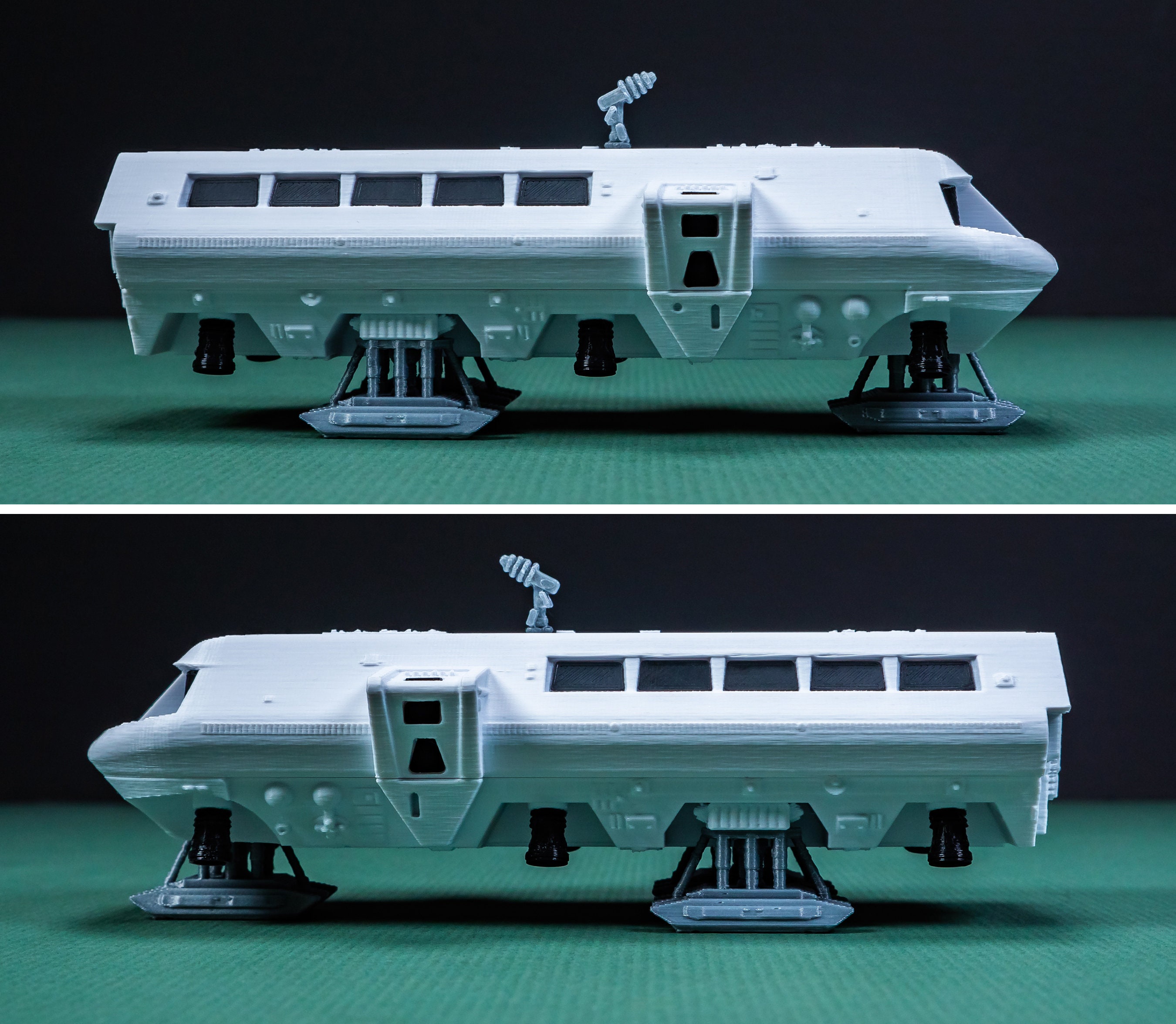 MOON BUS Lunar Transport Vehicle 2001 a Space Odyssey Plastic 