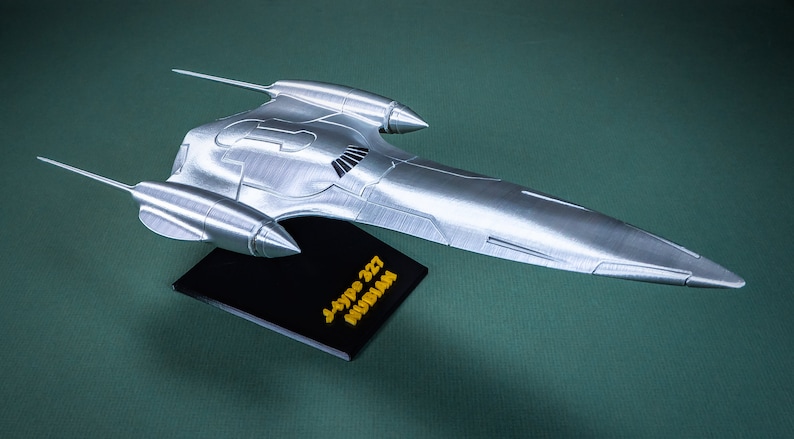 NUBIAN J-type 327 Royal Starship Star Wars Plastic Display Model 3D Print image 2