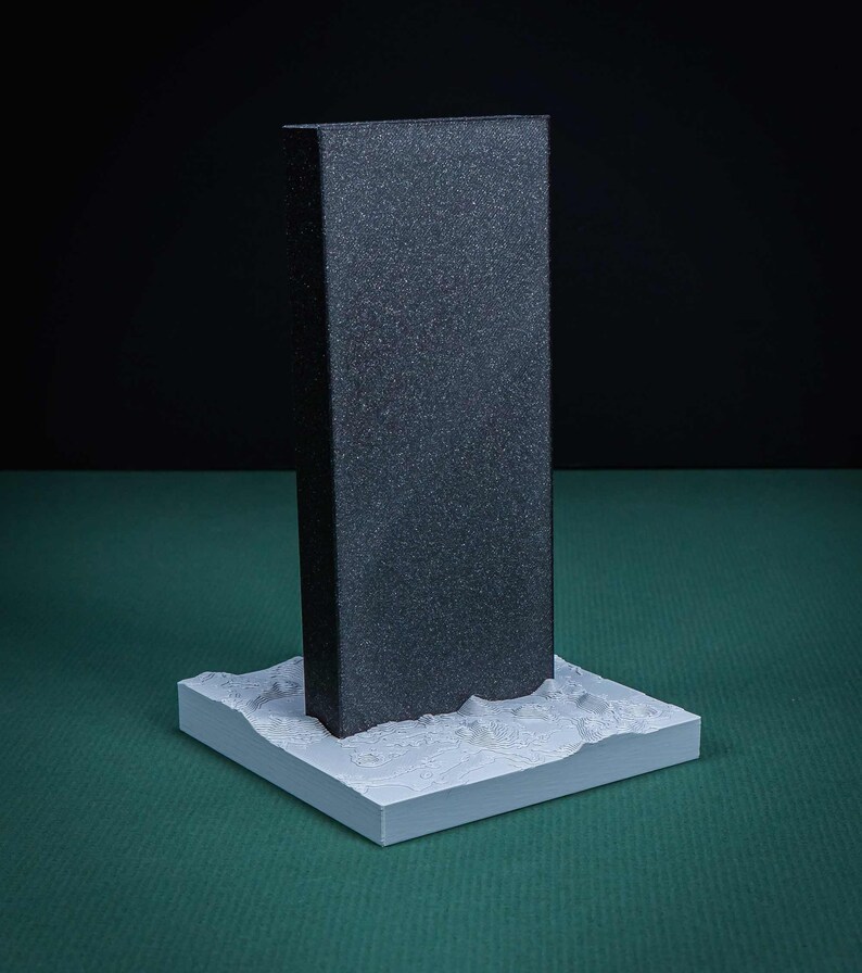 MONOLITH 2001 a space odyssey Plastic diorama Monolith 3D Print image 2