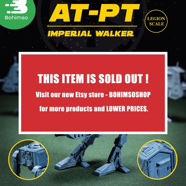 AT-PT Walker Kit | Legion | Star Wars | RPG | Unpainted |  Role Playing