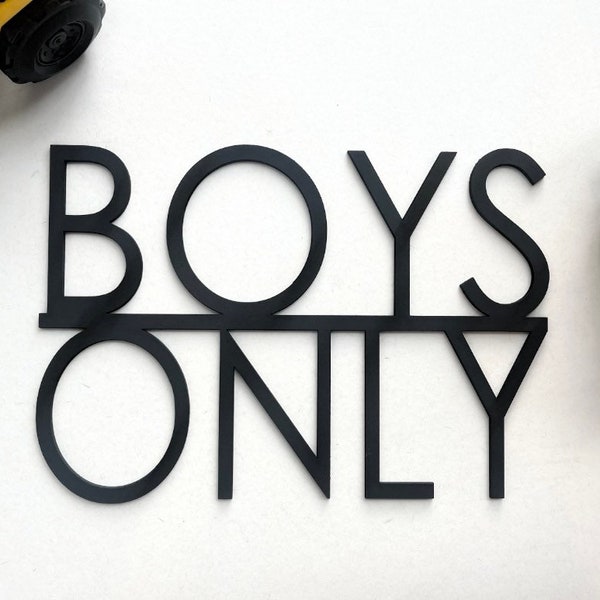Boys Only - Etsy