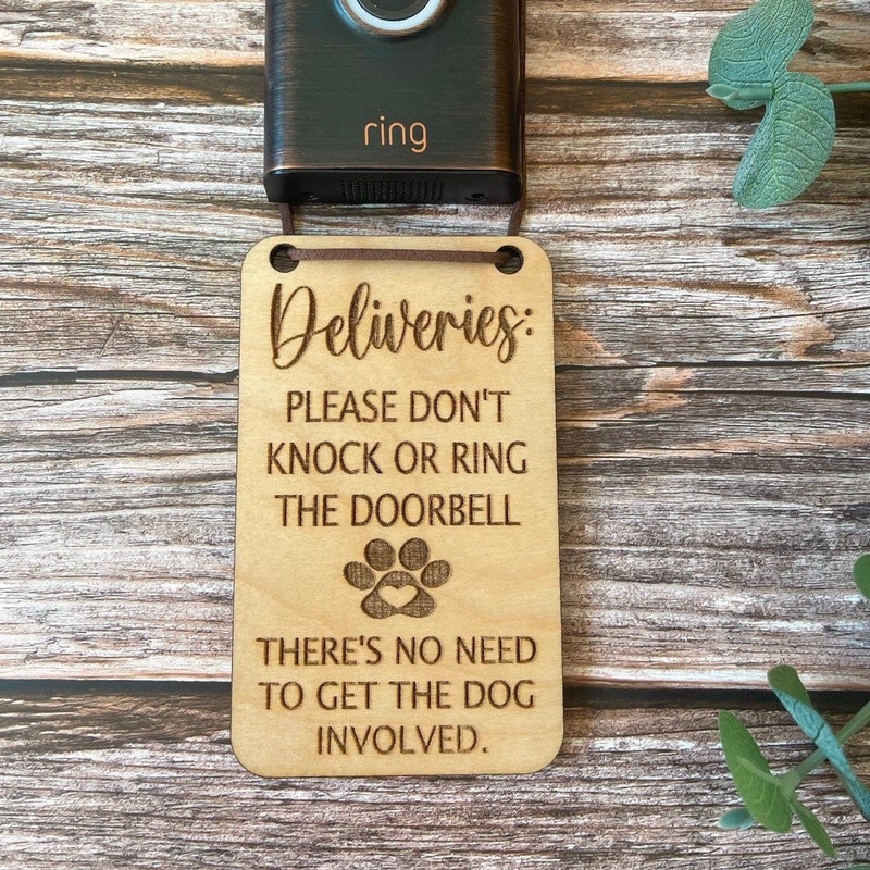Dont Knock Dog Sign - Etsy