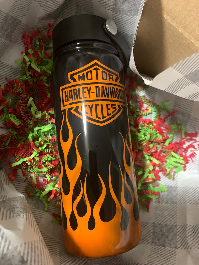harley davidson wine tumbler