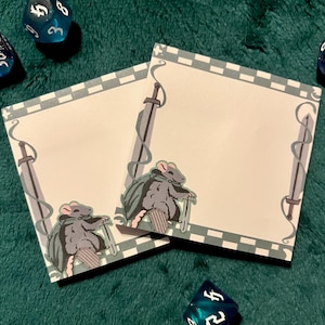 Rogue Renaissance Rat - Sticky Notes
