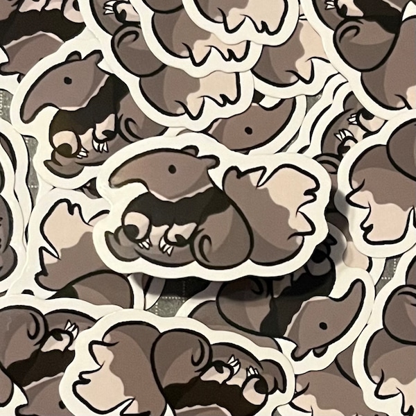 Anteater - Vinyl Sticker - Waterproof Sticker - Wildlife