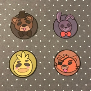 Five Nights at Freddy’s - Core Four Animatronic Stickers - Freddy Fazbear