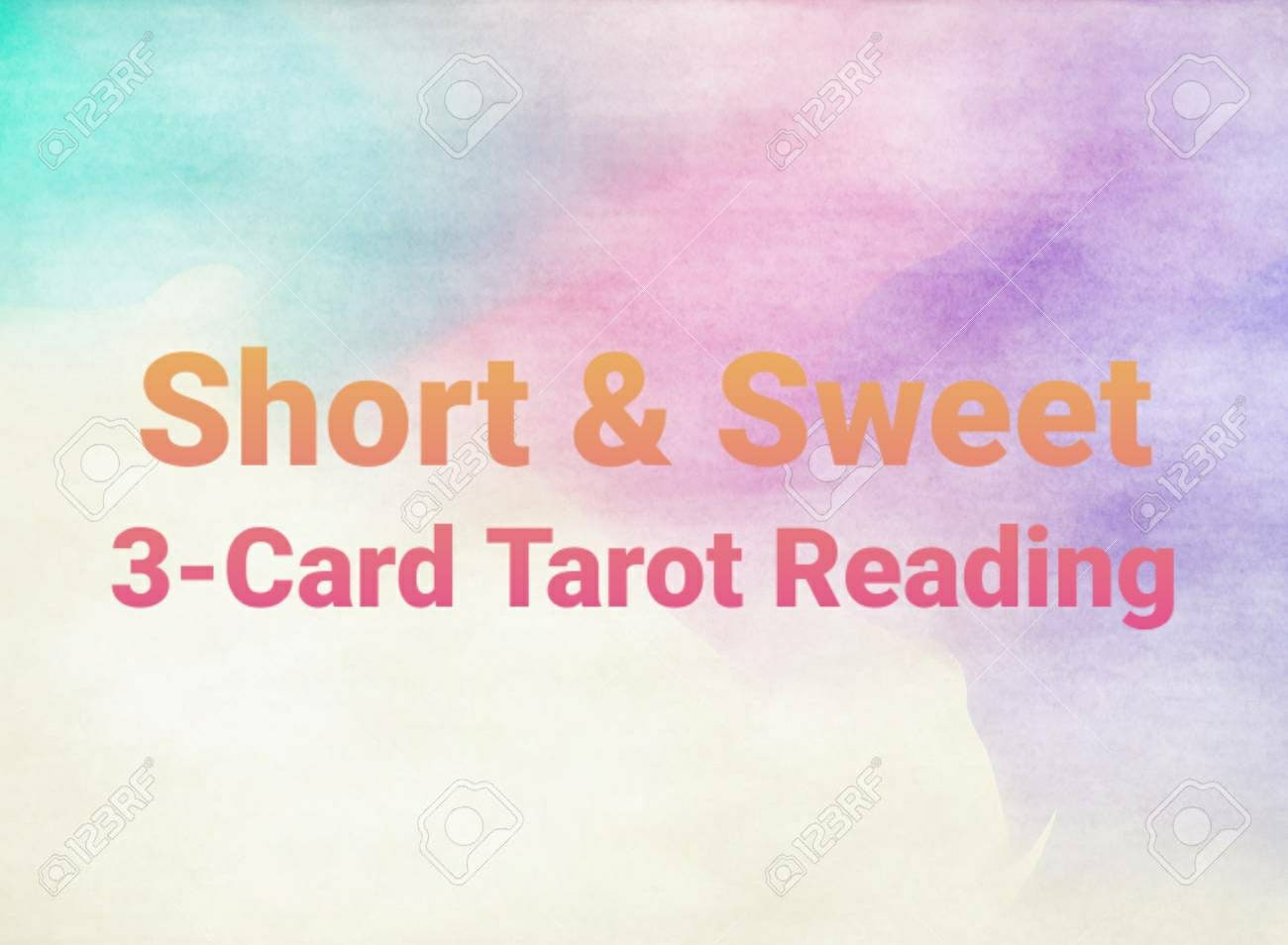 courte lecture de tarot à 3 cartes - pour toute question