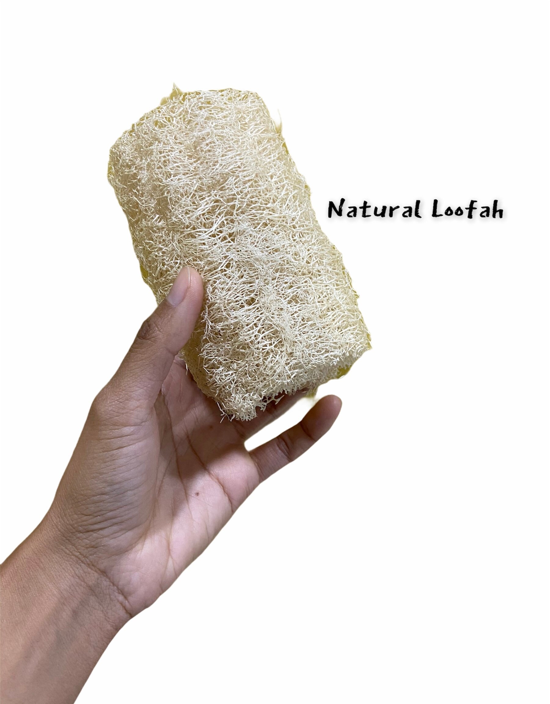 Natural Loofah set of 4 Etsy Hong Kong
