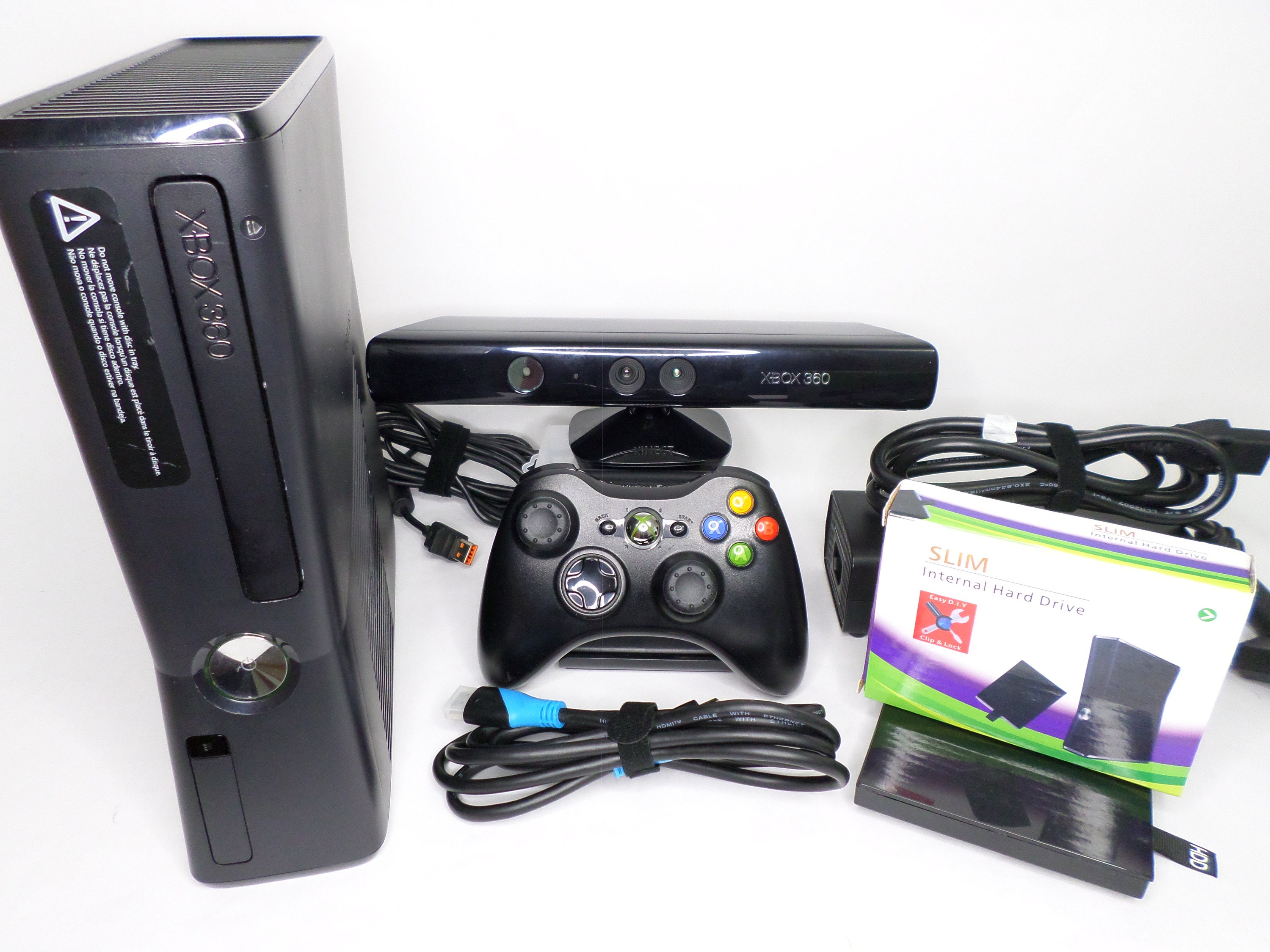 Black Xbox 360 Fat System HDMI 120gb Elite System - Console Only! Tested!!