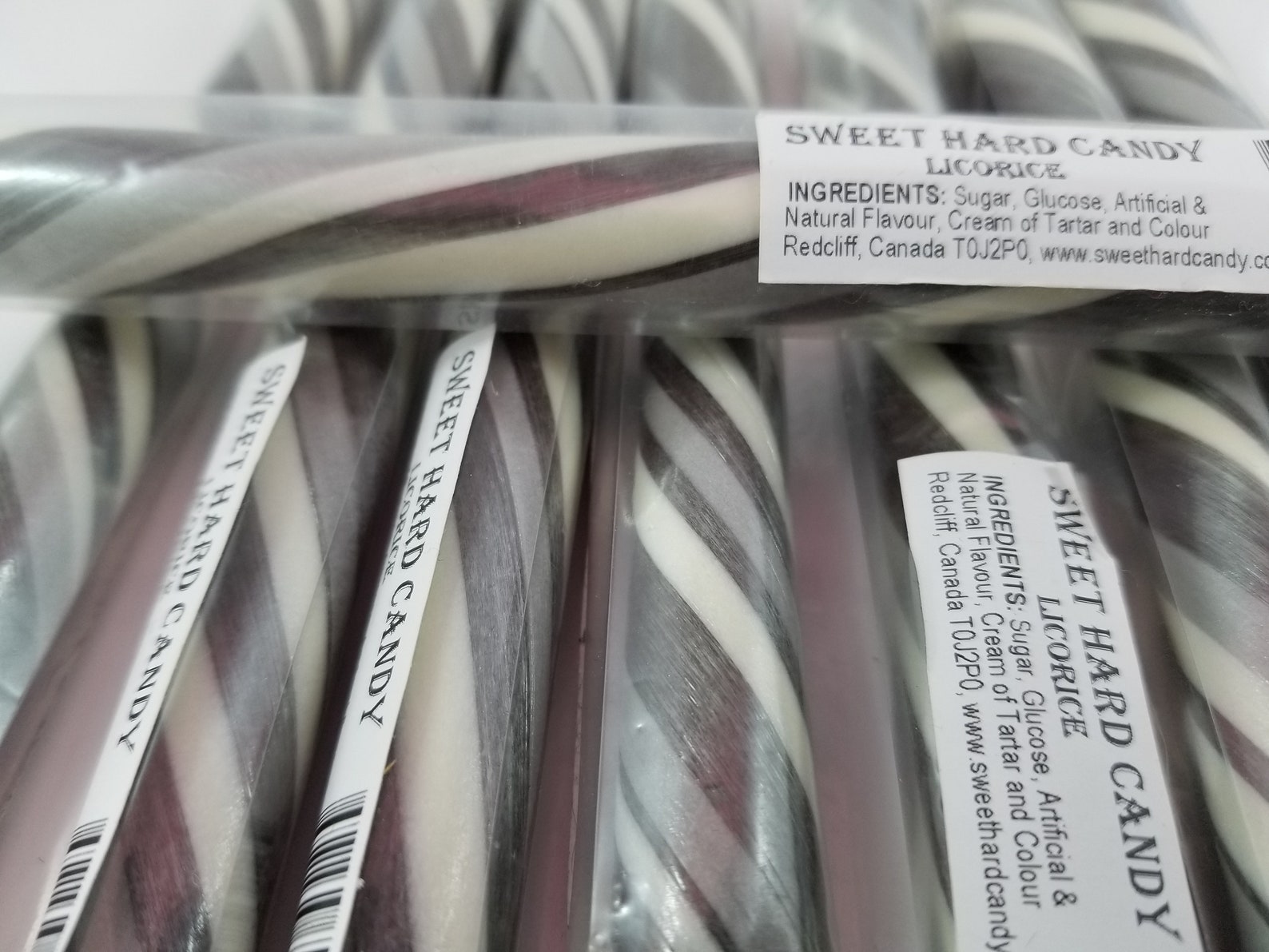 Black Licorice Hard Candy Sticks Artisan Gifts Etsy