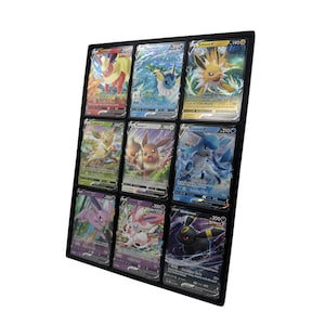 Pokémon-Kartenständer - 9 Slot Riser-Rahmen für Pokémon-TCG-Karten - Perfekt zum Präsentieren, Organisieren und Anzeigen Ihrer Sammlung