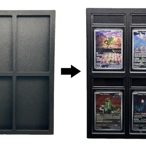 Graded Card Slab Display Frame: Multi Layout - Wall or Stand - Etsy