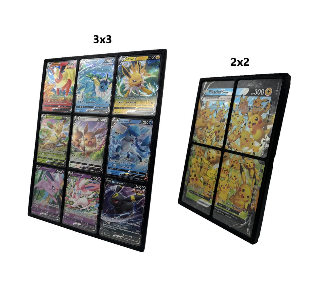 Pokémon Card Display Stand – Riser Frame for TCG Cards – Showcase ...