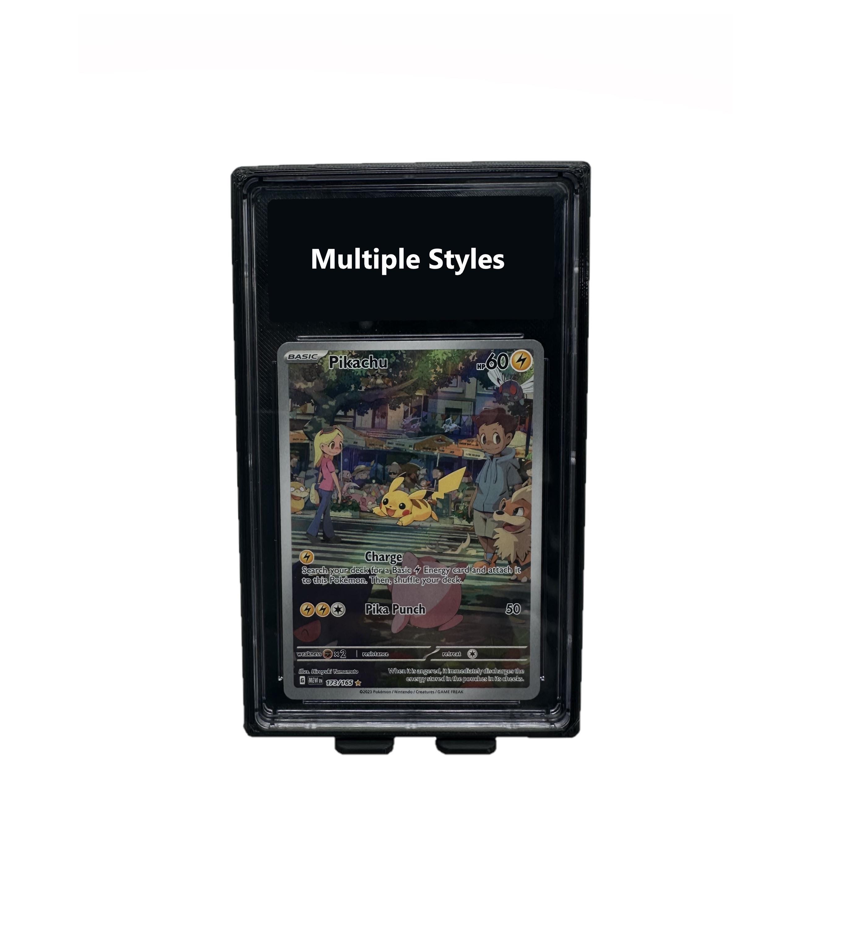 TAG Grading Slab Bumper Guard Protector  Fits Pokmon TCG Graded Cards  (Eevee, Pikachu) Cgc Slab Guard