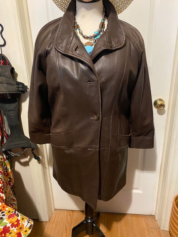 lnr leather coat