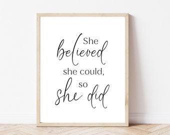Inspirational Quote Art Print, Printable Wall Art, Calligraphy Art Print, Instant Download, Home Décor, Motivational Quote