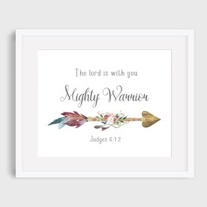 Girl&#39;s Nursery Wall Art, Kid&#39;s Room Art, Nursery Decor, Bible Verse Art Print, Girl&#39;s Room Decor, Instant Download, Printable Art