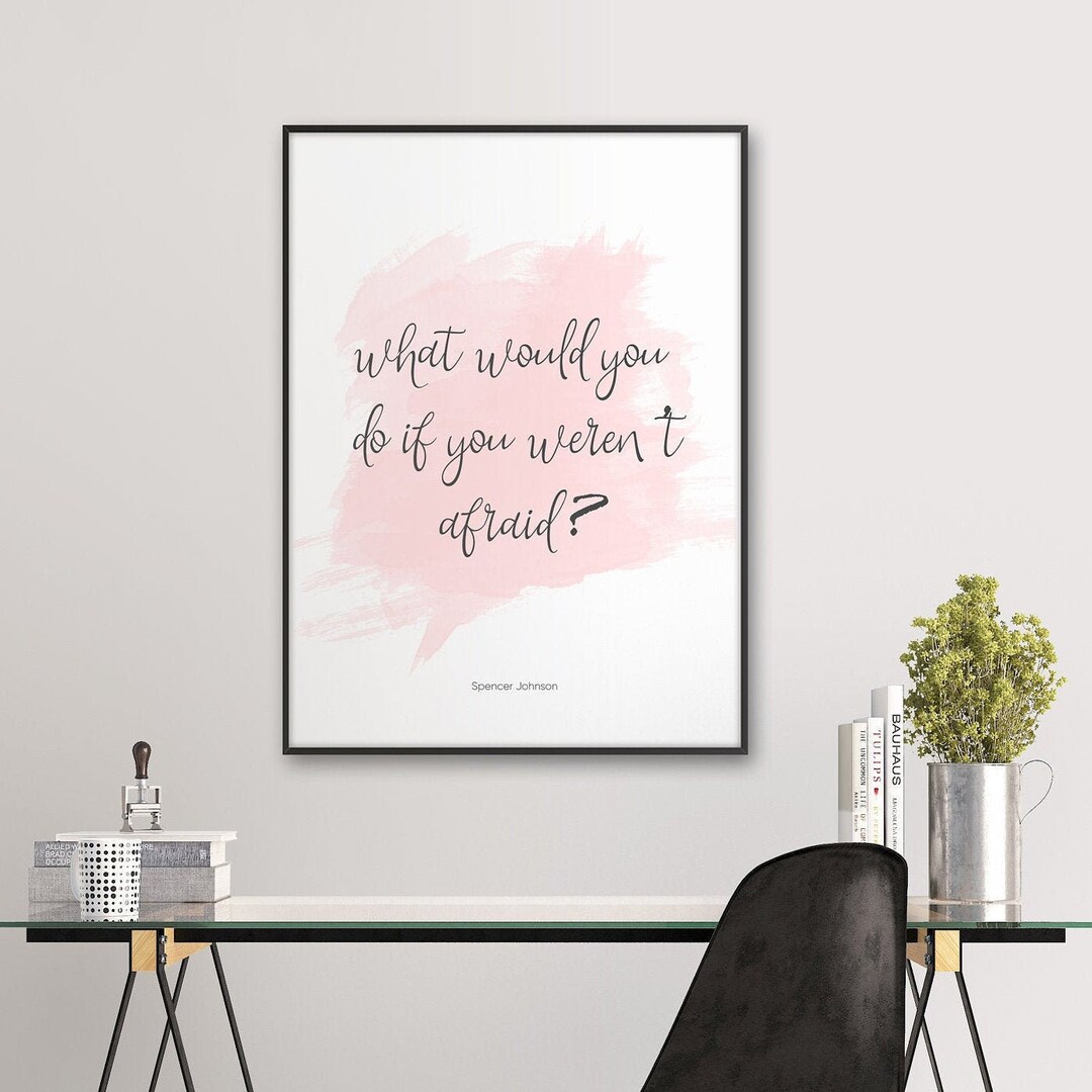 Inspirational Quote Art Print, Printable Wall Art, Home Décor ...