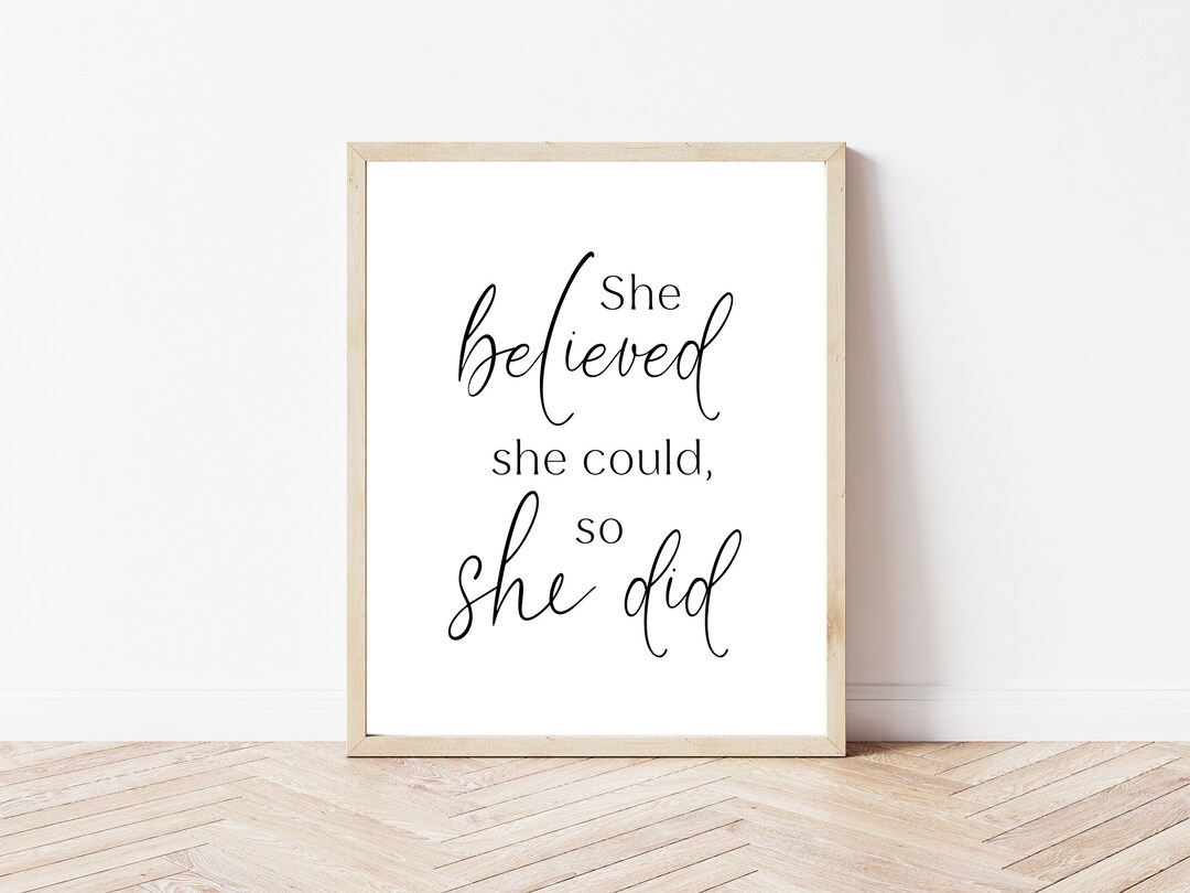 Inspirational Quote Art Print, Printable Wall Art, Calligraphy Art ...