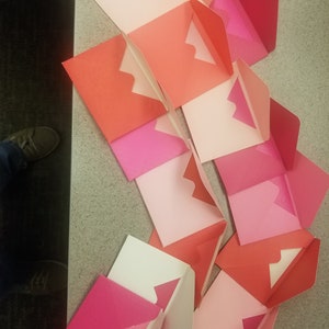 Cartes de Saint-Valentin avec enveloppes