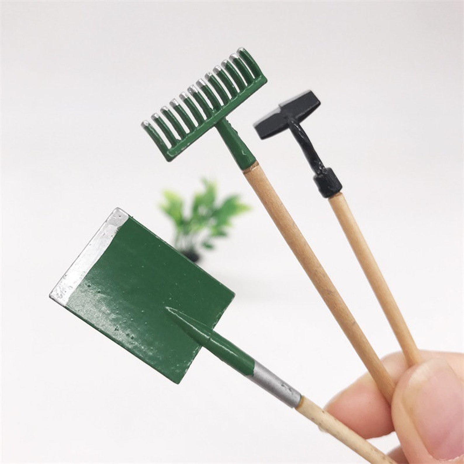 Dollhouse Miniature Tools Shovel Modern Doll House Decor 112 Etsy