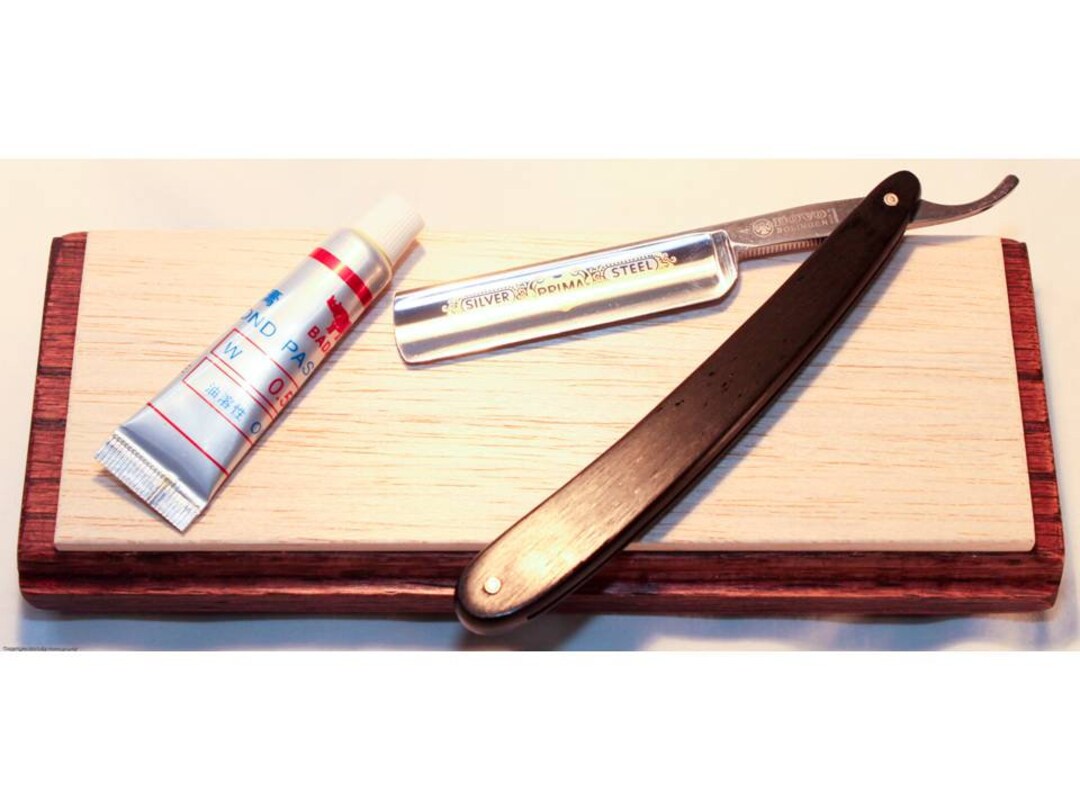 Razor Strop Wide, Single Sided Balsa Strop With Diamond Paste Etsy