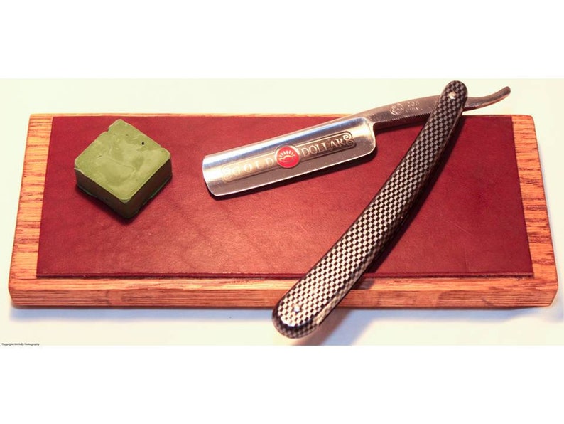 Shave Ready Straight Razor & Latigo Leather Strop Package Etsy