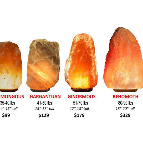 really, REALLY BIG Salt Lamps