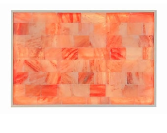 Handmade Himalayan Pink Salt Wall Panel, Remote LED Backlight, 6'x4' Therapy Panel, Massive and Impressive.