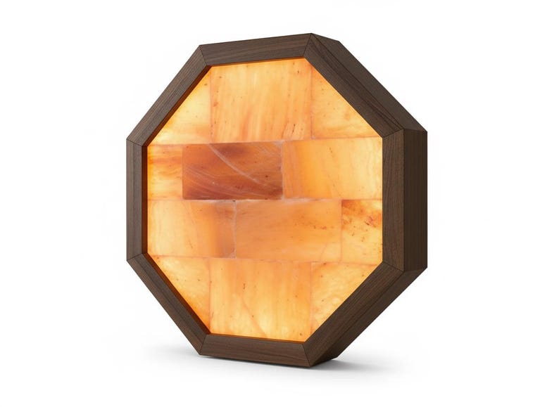 Octagon, 22" Himalayan Salt Glow Panel image 6