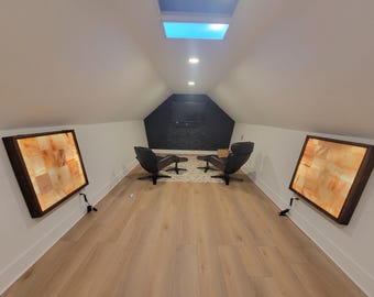 Flush Mounting Brackets for Large Custom Salt Walls