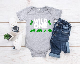 Baby First Birthday "Wild One"  Romper/ T-Shirt